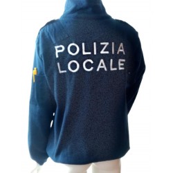 polizia locale, pile ricamato polizia, abbigliamento vigili urbani, divisa forza armate, divisa polizia, giacca polizia