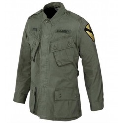 Camicia USA modello Vietnam Miltec colore verde militare.