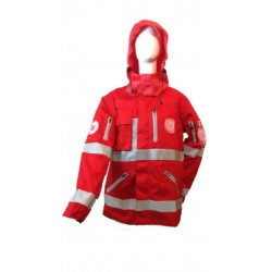 Sahariana, nuova divisa Croce Rossa, nuovo capitolato Cri, abbigliamento Cri, uniforme Cri, giubbino Croce Rossa