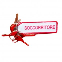 portachiavi ricamato soccorritore gadget soccorritori