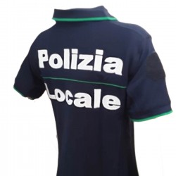 polo polizia ricamata, polizialocale divisa, abbigliamento forze dell'ordine, divisa forza dell ordine regione Lombardia