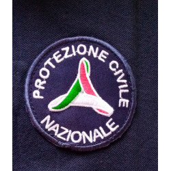 divisa protezione civile polo mezza manica inserti gialli ricamata cotone t shirt operativa 1